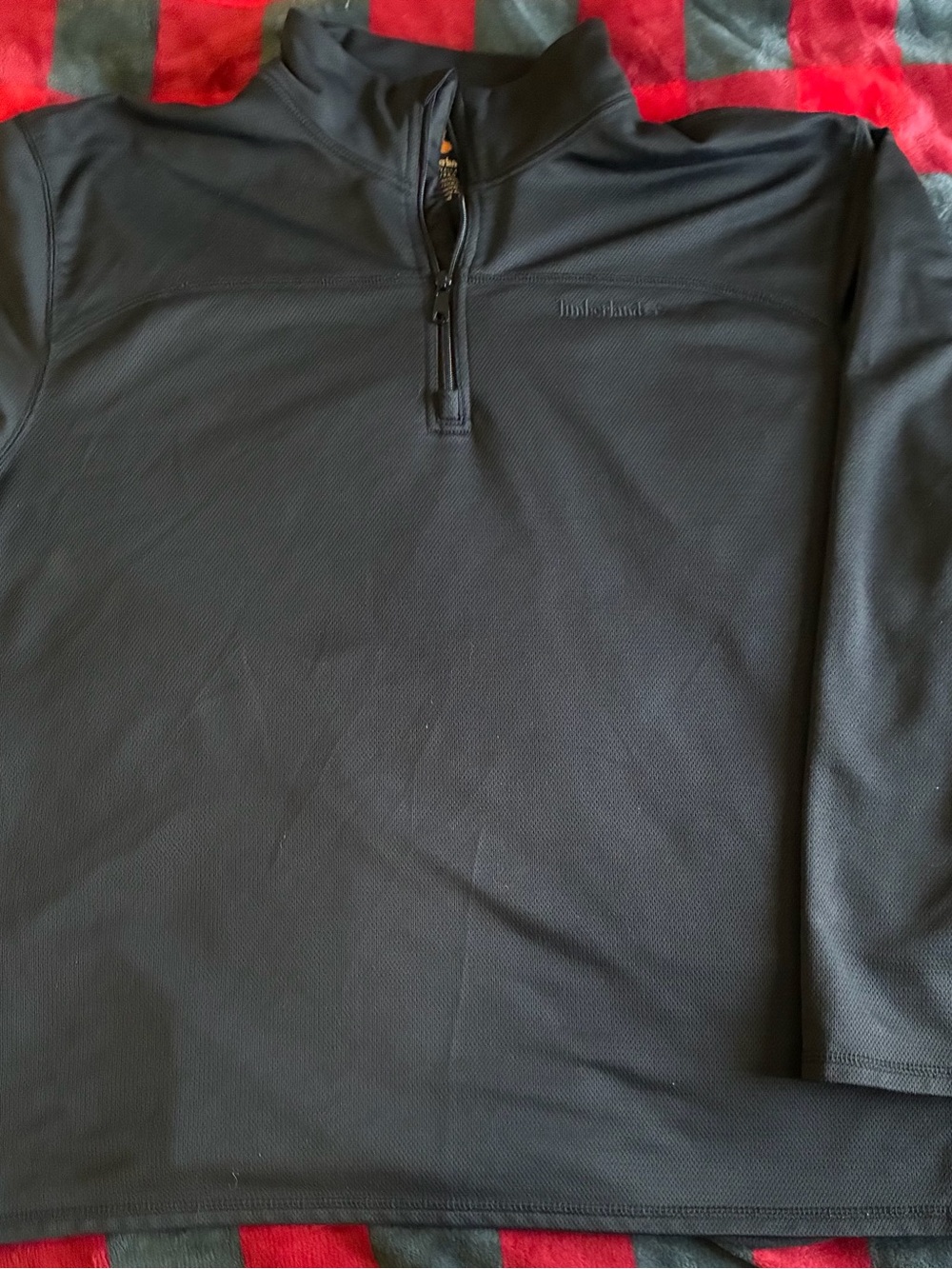 Timberland Men’s Black Half-Zip Pullover